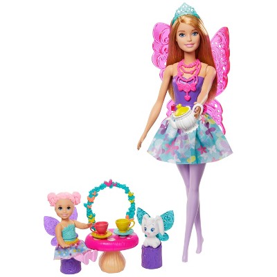 barbie kitchen playset tea set