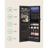 SONGMICS 6 LEDs Mirror Jewelry Cabinet, 47.2-Inch Tall Wall/Door Mounted Jewelry Armoire Organizer - 4 of 4