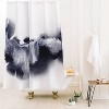 Georgiana Paraschiv MF12 Shower Curtain Brown - Deny Designs: Abstract Microfiber, Easy Care, Ring Top - image 2 of 4