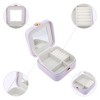 REGALWOVEN Mini Portable Compact Jewelry Box for Travel - 4 of 4