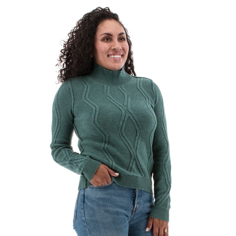 Aventura Clothing Women's Mallory Long Sleeve Mock Turtleneck Pullover Sweater, 3 of 6