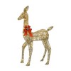 Champagne Woven Vine Set of 3 Reindeer with Warm White LED Lights for Holiday Décor 63" 52" 37" - 3 of 4
