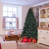 Tangkula 7.5'Pre-Lit Artificial Christmas Tree Hinged Branches w/ 550 Multicolor LED Lights - 3 of 4