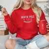 Simply Sage Market Women's Graphic Sweatshirt EmbroideredNorth Pole University -White Ink - 2 of 3