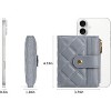 BEAFUP Small Wallets Women,PU Leather Bifold RFID Blocking Card Holder With Zipper Coin Pocket for Women - 3 of 4