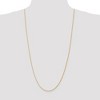 Black Bow Jewelry 1.5mm 14k Yellow Gold Diamond Cut Round Wheat Chain Necklace - 2 of 4