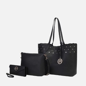 MKF Collection Mariahna 3-Piece Set – Shopper Tote, Crossbody Bag, and Wristlet Wallet Purse by Mia K - 1 of 4