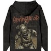 Five Nights At Freddy’s Springtrap Freddy Poster Art Men’s Black Mineral Wash Long Sleeve Hooded Sweatshirt - 4 of 4