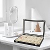 30-Grid Earring Organizer Tray with Clear Lid and Anti-Tarnish Protection - 3 of 4