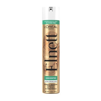 LOreal Paris Elnett Satin Extra Strong Hold Unscented Hair Spray - 11oz