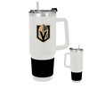 NHL Vegas Golden Knights White Colossus Travel Mug with Team Color Silicon Gripe - 40oz - 3 of 4