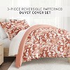 3PC Duvet Cover & Shams Set, Modern Boho Prints, Ultra Soft, Easy Care - Becky Cameron - 3 of 4