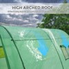 EAGLE PEAK Tunnel Greenhouse Garden Green House, 70.9"x70.9"x78.7", Clear/Green - 3 of 4