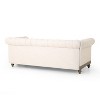 Mirod Comfy 3-Seat Sofa with Wooden Legs, Retro Style for Living Room and Study - 2 of 4