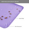 Kumasinova 22" x 14" Waterproof Pet Feeding Mat for Cat Dog Water Bowl with BPA Free Dogs Cats Food Mats Prevent Spill - 4 of 4