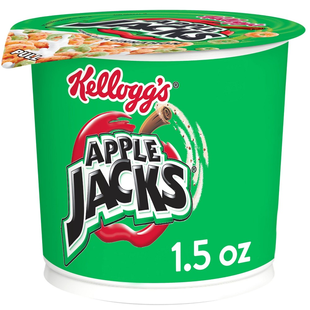 UPC 038000863509 product image for Kellogg's Apple Jacks Cereal Cup - 1.5oz | upcitemdb.com