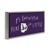 Stupell Industries Broomstick Runs On Coffee Floating Frame Canvas Art - 2 of 4