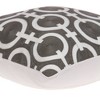 Parkland Collection,Rounder Gray And White Throw Pillow - 4 of 4