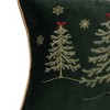 C&F Home Red Bow Christmas Tree Forest Embroidered Mini Accent Throw Pillow 12" x 16" - 2 of 4