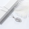 Leaf Baguette Earrings Necklace or Ring for Women Sterling Ginger Lyne Collection - 4 of 4