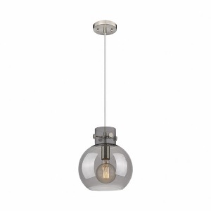Newton Sphere - 1 Light Pendant In Industrial Style-11.13 Inches Tall and 10 Inches Wide - 1 of 1