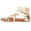 Women's Plus Size WIDE FIT Ios Sandal - gold | CITY CHIC - 4 of 4