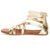 Women's Plus Size Ios Sandal - gold | CITY CHIC - image 4 of 4