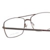 John Varvatos V148 Mens Designer Reading OR Blue Light Eye Glasses Antique Brown, DEMO LENS - 4 of 4
