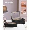 Stackable Jewelry Trays, 4-Tier Accessory Organizer,  Removable Dividers for Vanity Table - 4 of 4