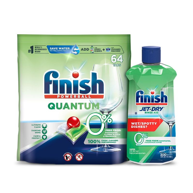 Finish Jet-Dry Rinse Aid Dishwasher and Drying Agent - 32 fl oz, 4 of 6