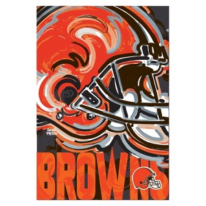 Cleveland Browns, Suede GDN, Justin Patten Logo - 1 of 1