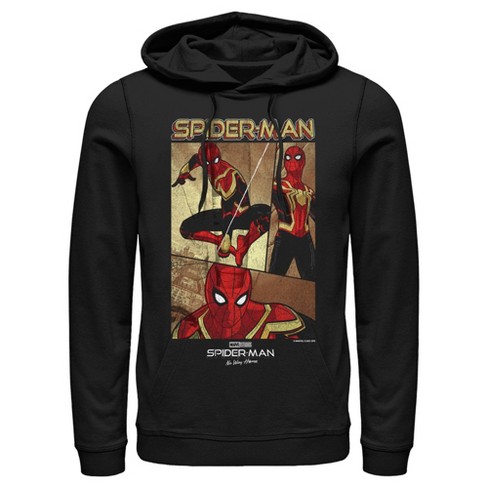 Men s Marvel Spider man No Way Home Three Panel Poster Pull Over Hoodie Target