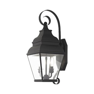 Livex Lighting Exeter 2 - Light Wall Light in  Black - 1 of 2
