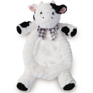 Bearington Lil' Gilly 8" x 7" Cow Security Blanket for Babies - Cow Lovey - Cow Loveys for Babies - 1 of 4