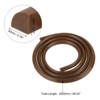 Unique Bargains Flexible Quarter Round Molding Silicone Peel and Stick Trim Self Adhesive Shower Water Barrier - 2 of 4