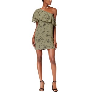 Kensie Womens One-Shoulder Floral Sheath Dress - 1 of 1