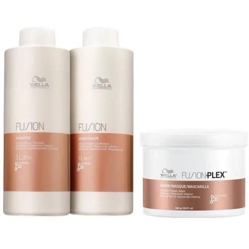 Wella Fusion Plex Intense Repair Shampoo (33 Oz) , Conditioner (33 Oz ...