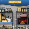 Dolonm Wire Shelving Unit, 6000 LBS NSF Height Adjustable Metal Garage Storage Shelves with Wheels,Metal Shelves - 4 of 4
