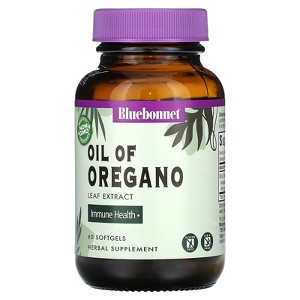 Bluebonnet Nutrition Oil of Oregano, Leaf Extract, 150 mg , 60 Softgels - 1 of 2