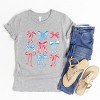 The Juniper Shop Patriotic Bows Stacked Coquette Youth Short Sleeve Tee - 4 of 4