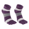 Unique Bargains Women's Warm Plush Yoga Five Toe Socks 1 Pair - 2 of 4