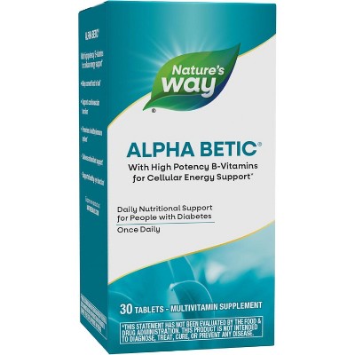 Alpha Betic Multivitamin Sugar-Free Tablets - 30ct