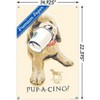 Trends International Jim Baldwin - Pup-a-cino Unframed Wall Poster Prints - 3 of 4