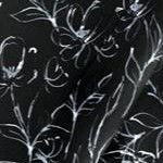 black batik floral