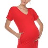 Maternity V-neck Maxi Dress - 4 of 4