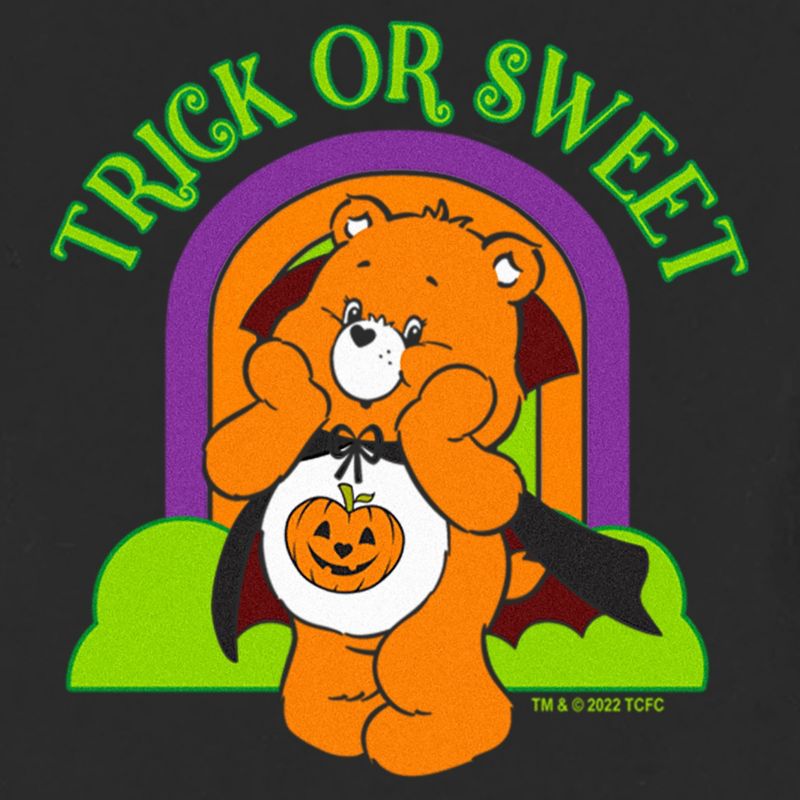 Care Bears Halloween Trick-Or-Sweet Vampire  T-Shirt - Black - 4T, 2 of 4