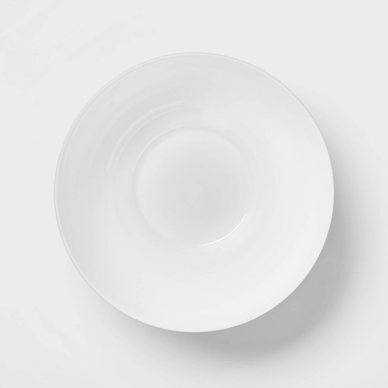 131oz Glass Serving Bowl White - Threshold&#8482;, 4 of 9