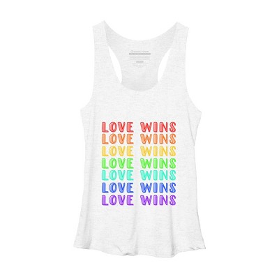 Adult Design By Humans Humans Love Wins Pride Repeat By CNTT668 Racerback Tank Top