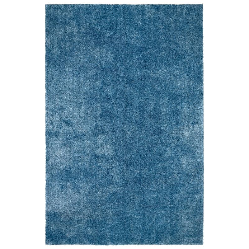6&#39;x9&#39; Washable Bathroom Carpet Basin Blue - Garland Rug, 1 of 8