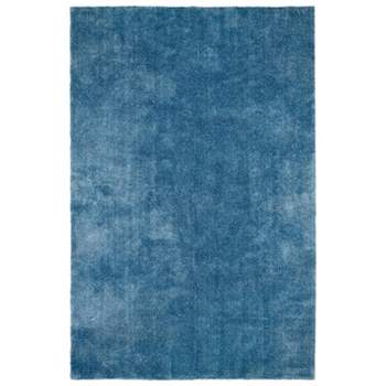 6'x9' Washable Bathroom Carpet Basin Blue - Garland Rug